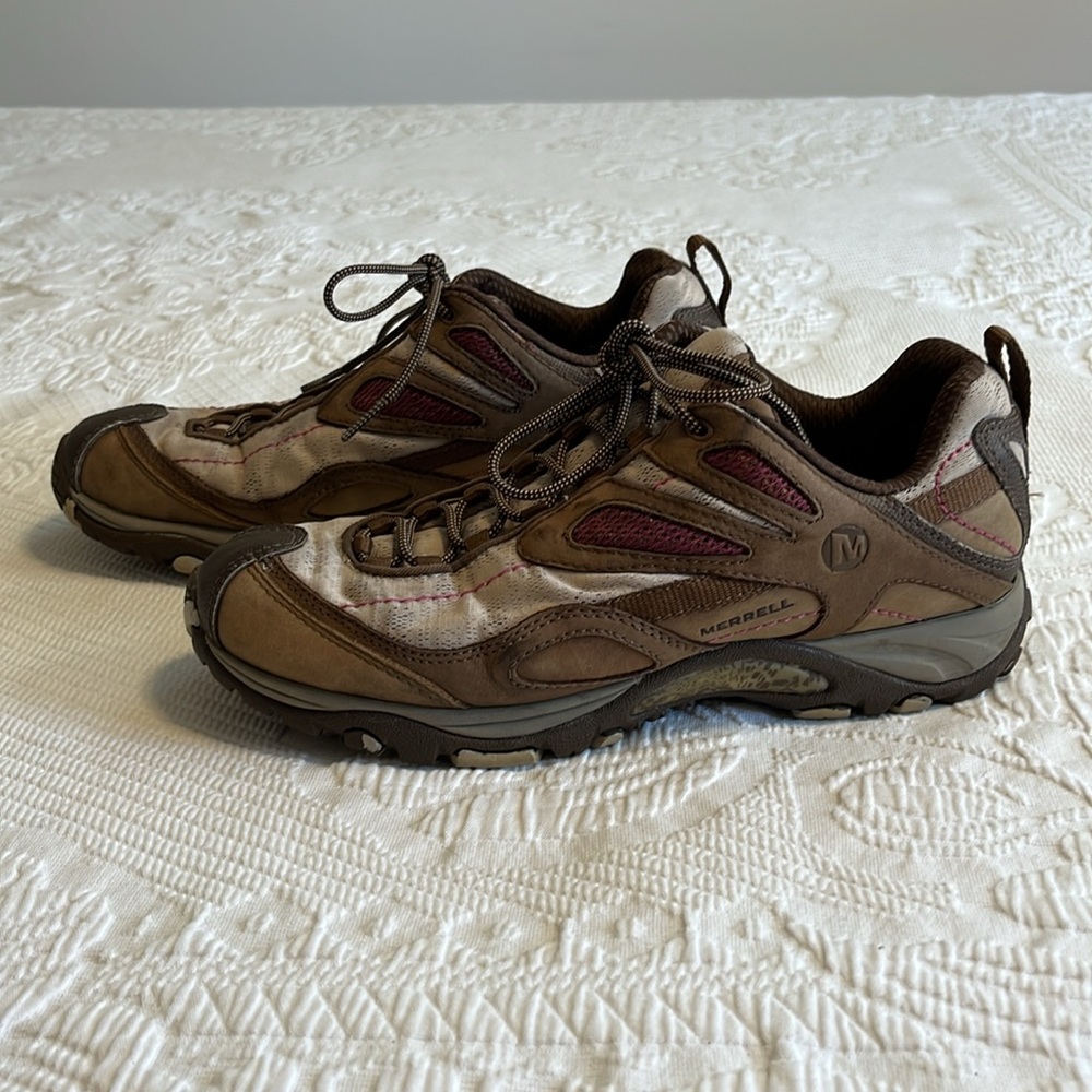 Merrell Siren Sync sneakers, shoes, brown/tan, women’s 8
